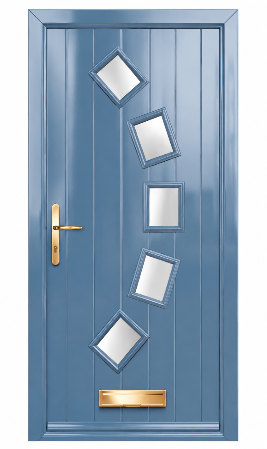 Selected composite entrance door